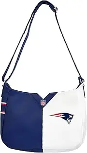 Littlearth Unisex-Adult NFL New England Patriots Pebble Split Hobo Bag, Team Color, One Size