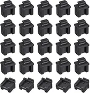 XYWHPGV 20pcs SFP Silicone Protectors Cap Port Cover Anti debris 14mmx12mmx17mm Black(0c60b 22d9e 1d98a d2c3c 52f92 fa1dd