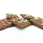 Philadelphia Candies Christmas Graham Crackers, Milk Chocolate Covered 6 Ounce