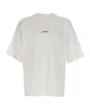 Marni Logo Patch Drop Shoulder T-Shirt IT52,IT50,IT56,IT54,IT48,IT46 white