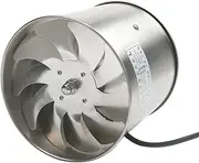 Extractor Fan Ventilation Fans 6 Inch Exhausted Fans Hight Speed Air Extractor Fans with Cover Home Toilet Kitchen Bathroom Hanging Wall Window Glass Ventilator，45W Exhaust Fan (Size : with Cover) (S