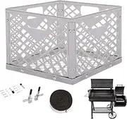 Gungtj Mod Kit for Smoker,Stainless Steel Mod Kit BBQ Modification Kit - Smoker Accessories with Charcoal Basket Replacement Mod Tool for Offset Smokers