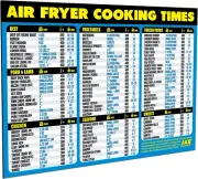 Air Fryer Cheat Sheet Magnet - Extra Large Easy to Read Airfryer Accessory - Mag