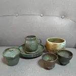 鎮川陶藝 茶具組 茶碗 茶海 茶盤 壺承 簡泡 茶杯