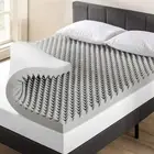 Mattress Mellow 4 Inch Egg Crate Memory Foam Mattress Topper with Infusion, Twin