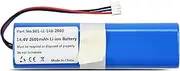 1 Pcs 14.8V 2600mAh Robot Vacuum Cleaner Replacement Battery Compatible for Ecovacs Deebot T5 Fun/Neo/Plus/ N5hero/ go/Power/ T8 N8/ N8 PRO Robot Vacuum Cleaner