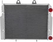 3 ROW Aluminum Radiator + Fan ，Compatible With Polaris RZR 800 RZR800 RZR800S 2007-2011 2010 2009 2008