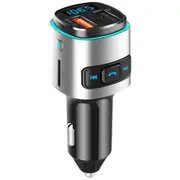 BC41 Multi-Functional MP3 Player, Bluetooth Receiver, USB Charger, Automobile Cigarette Lighter(Silver Grey)