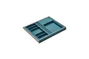 HIGOLD B Series Pull Out Accessories / Jewellery Storage Box - Fits 600mm Cabinet - Teal Finish