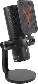 RGB Gaming Microphone, USB PC Mic with Removable Pop Filter, Shock Mount, and Desktop Stand, Podcast Microphone Kit for Laptop Phone Tablet