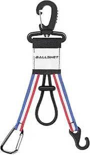 Fence Hook Baseball Hanger,Portable Softball Bag Hook Baseball Bat Holder | Reusable Glove Organizer Mitten Holder for Outdoor Activities