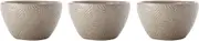 Maxwell & Williams Dune Set of 3 Bowls 12cm Taupe Gift Boxed