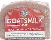 [Harmony Soapworks] Rose Geranium Goat's Milk Soap, 140 Grams