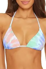 [ISABELLA ROSE] Women's Joni Triangle Bikini Top, Adjustable, Tie Back, Swimwear Separates