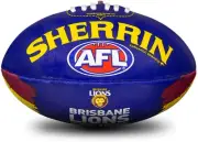 Sherrin AFL Brisbane Lions Song Football, Size 2