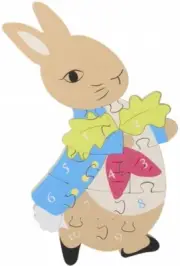 Peter Rabbit: Wooden Number Puzzle