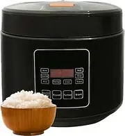 Electric Rice Cooker, 5L Large Capacity Smart Rice Cooker, Multifunctional Rice Cooker with 700W Quick Steamed Rice with Timing for Home Office and School.