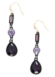 TS TAKING SHAPE Glacier Drop Earrings glam crystal evening jewelry jewellery NWT
