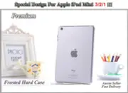 HQ Rubberized Frosted Matte Hard Case Cover For iPad Mini 3/2/1(Ultra Thin Skin)