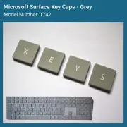 Microsoft Surface Wireless Keyboard Replacement Key Caps &Clip | Grey 1742