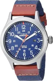 Timex Men's Expedition Scout 40mm Watch Blue/Blue/Titanium