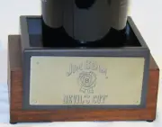 New Barware JIM BEAM Devils Cut Wooden Bottle Glorifier Stand