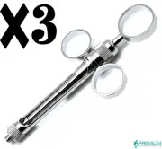 3× Aspirating Syringe 1.8ml Dental Surgical Manual Two Tip Piston Tools