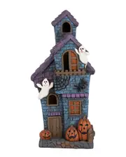 Northlight 22.75in LED Lighted Haunted House with Ghosts Decoration