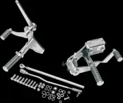 Chrome Forward Control Kit w/ Pegs Harley Heritage Softail 86-96