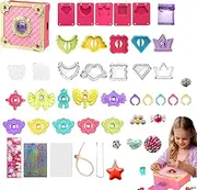 Byeaon Princess Jewelry Box for Girls | Pretend Rings Toys for Kids - Toddler Bracelets Pretend Jewelry Chest 3-9 Years Old