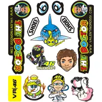 在飛比找蝦皮購物優惠-摩托車反光貼, 有趣的 Rossi 46 VR46 Doct