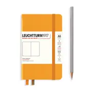 Hardcover Plain Pocket Notebook, 187 Page (Rising Sun) - A6