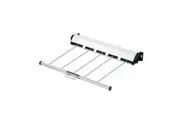 Retractable Clothesline 5 Line Clothes Dryer Airer Rack Wall Outdoor Wet Dry Laundry Garment Pull Out Air Washing Drying Cord 50m Galvanised Steel