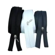Double Head Zipper 1-2.5m Long Nylon Zippers Pillowcase Bed Cover Closure 1Pc