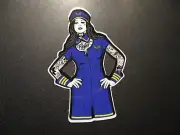 FATAL Aviator 5 X 3.25" STICKER skate skateboard helmet decal