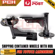 SHIPPING CONTAINER WHEELS (PAIR) WITH HUB (for TOYOTA LANCRUISER)