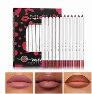 Lipliners Pencil | Sharpenable Lip Pencil Set of 12 | Waterproof Matte Nude Natural Lip Liner Long-Lasting Lips Sculpturing for Women& Girls