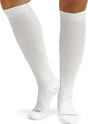 [Comrad] Recycled Cotton Knee High Socks - 15-20mmHg Graduated Compression Socks - Soft & Breathable Support Socks, Unisex