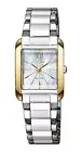 [Citizen] Watch Citizen El Eco-Drive Square Case EW5558-81D Radys Silver