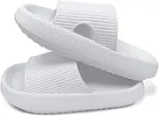 [Ohiatn] Cloud Slides for Women Men House Slide Sandals Shower Shoes Pillow Slippers Comfort Cushioned Recovery Shower Slipper Thick Sole Non-slip Quick Drying Pillow Shoes Cloud Slipper