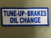 Tune-Up Brakes Oil Change Embroidered Iron On Automotive Patch