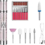 Manicure Drill - Cordless Drill Set for Nails,Professional, USB Rechargeable Manicure Accessories, Pedicure Tool for Gel Polish & Acrylic Nails Removal
