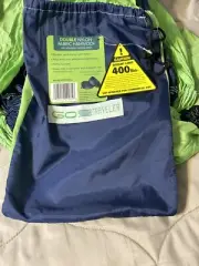 GO2 Traveler Double Nylon Hammock + Straps + Attached Storage Pouch Model 2928LN