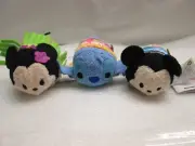 Disney Tsum Tsum Aloha Hawaii Minnie Mickey Stitch Aulani Plush Doll New w Tag