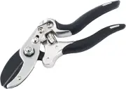 36756 200 Mm Expert Deluxe Anvil Secateurs - Black