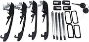 for Car Outer Exterior Door Handles Front Rear Left Right for Golf for Quantum for Rabbit for Scirocco(Rear Right)