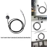 Fitness DIY Pulley Cable Exercise 0.5cm Dia Attachments LAT Pulldown Cable