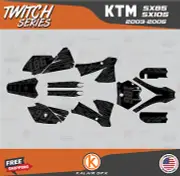 Graphics Kit for KTM 85SX 105SX SX85 SX105 (2003-2005) Twitch-Smoke