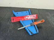 #bi036 Snap-on Tools NEW SGF4HRO ORANGE Soft Grip 4" Half-Round Mini File