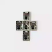 Valor *LOT OF 5 PAIRS* CB VHF 2-Way Radio Knobs - Black - 4mm *NEW*